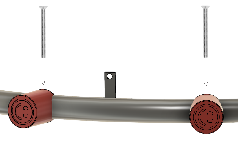 Вставьте винты